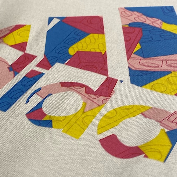 NWT ADIDAS x LEGO Child Tee - Picture 6 of 9